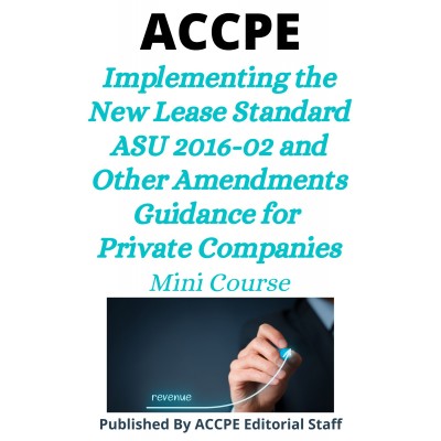 Implementing the New Lease Standard ASU 2016-02 and Other Amendments Guidance for Private Companies 2023 Mini Course